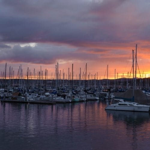 Monterey Harbor Sunset